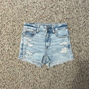 American Eagle Light Wash Jean Shorts